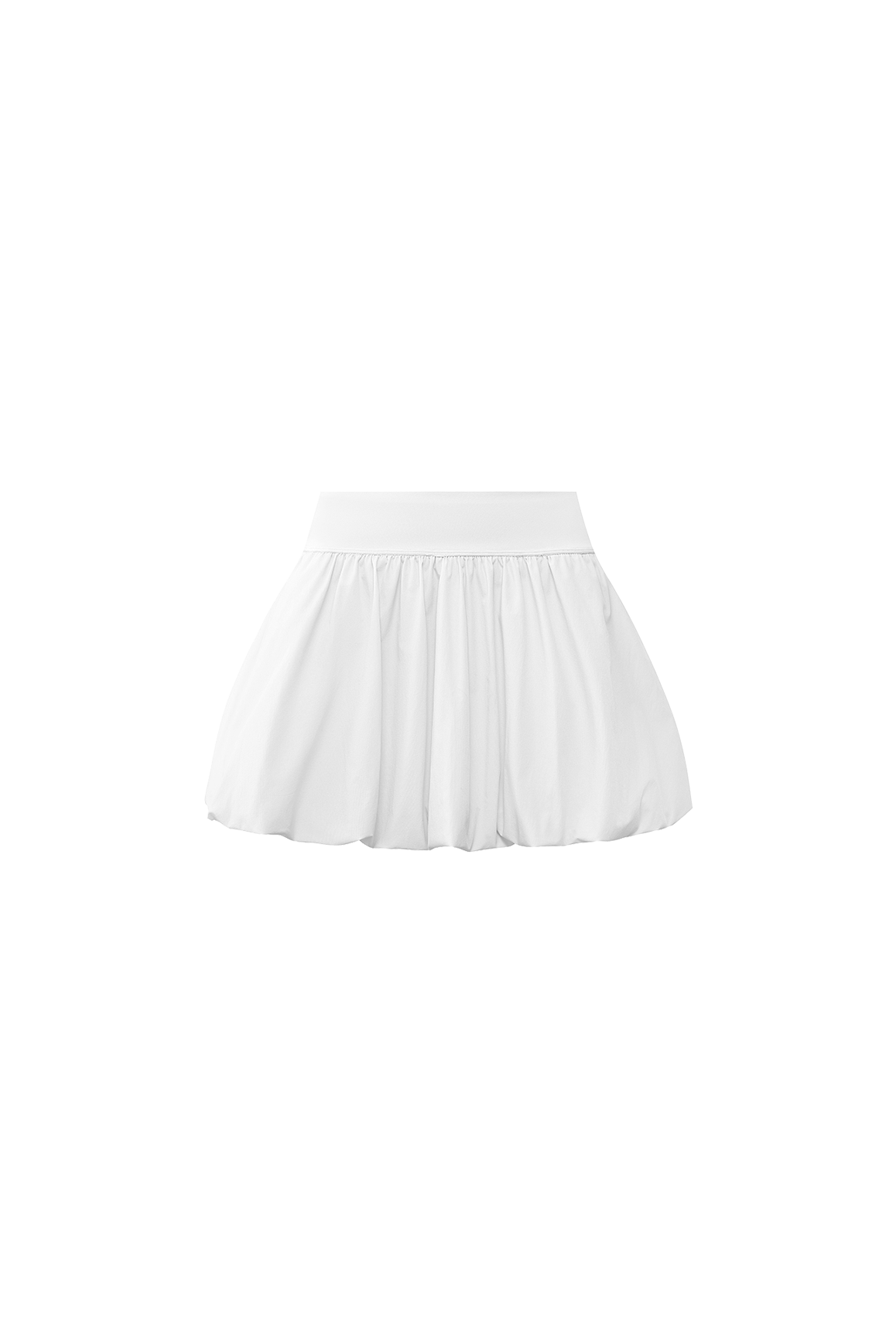 WISKII Mini Bubble Skirt | white skirt | WISKII Active