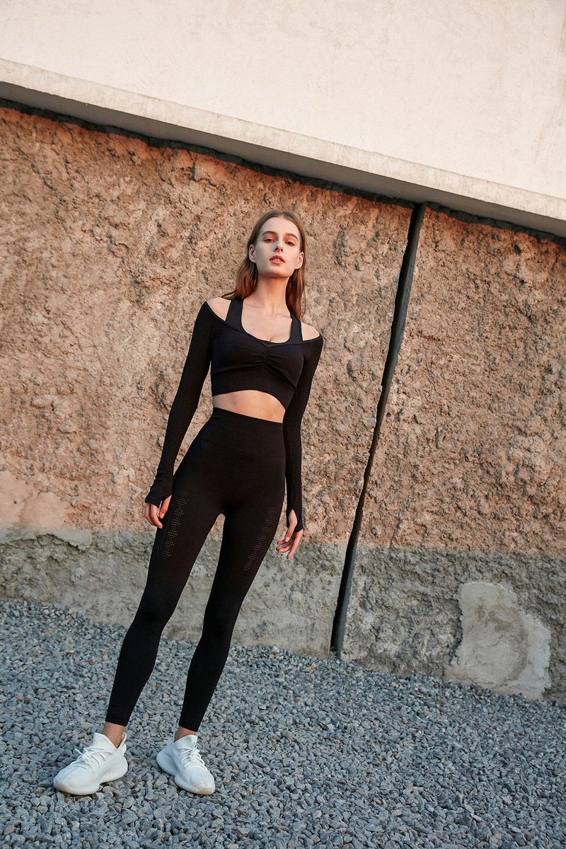 model wears a WISKII carol seamless top